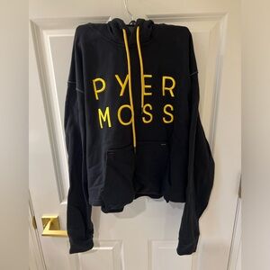 Pyer Moss cropped hoodie, size small, pristine condition